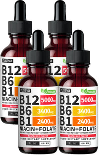 Nusava B12-dråper – 4 flasker