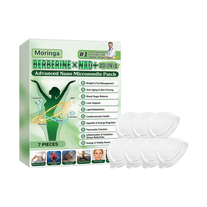 Slimora Moringa Slankeplaster – pakke med 7 nano-plaster